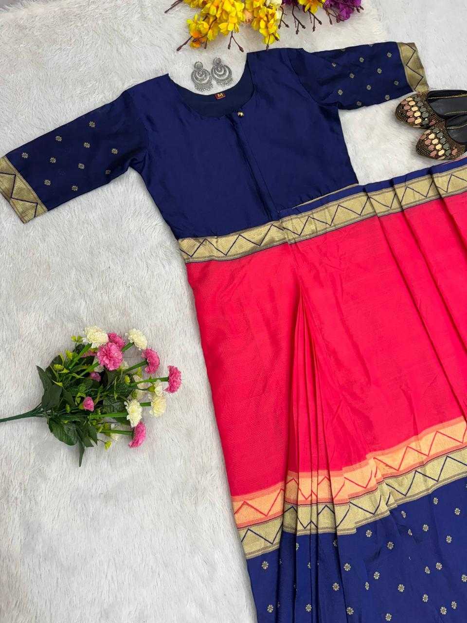 Keevaa Exporter  Mysore Silk Ready To Wear Sarees - YNF Online