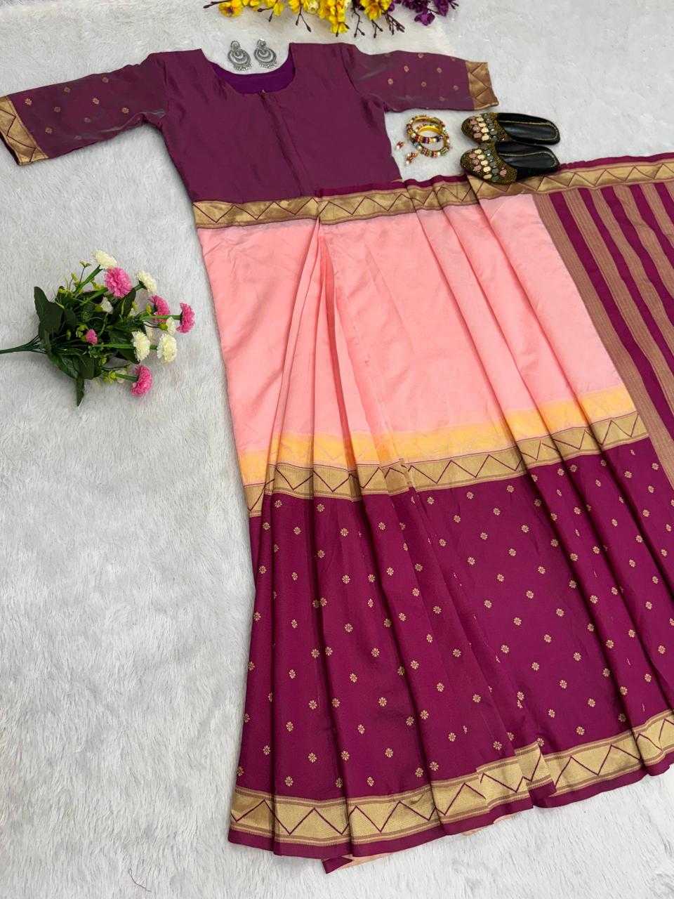 Keevaa Exporter  Mysore Silk Ready To Wear Sarees - YNF Online