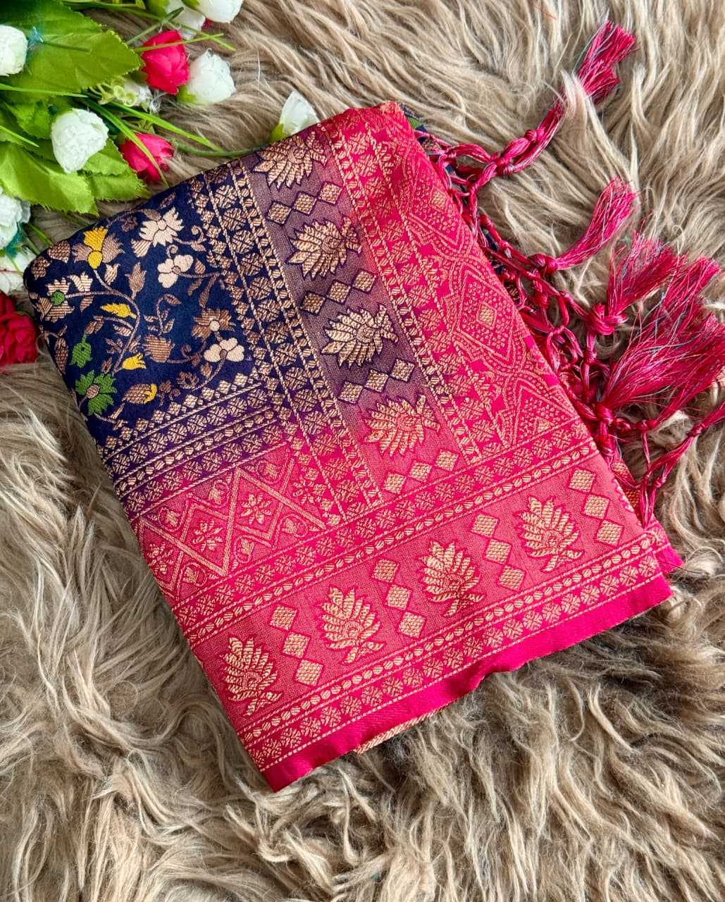 YNF Wholesale Nylon Designer Sarees KESH657 dyed Banarasi | Surat Manufacturer