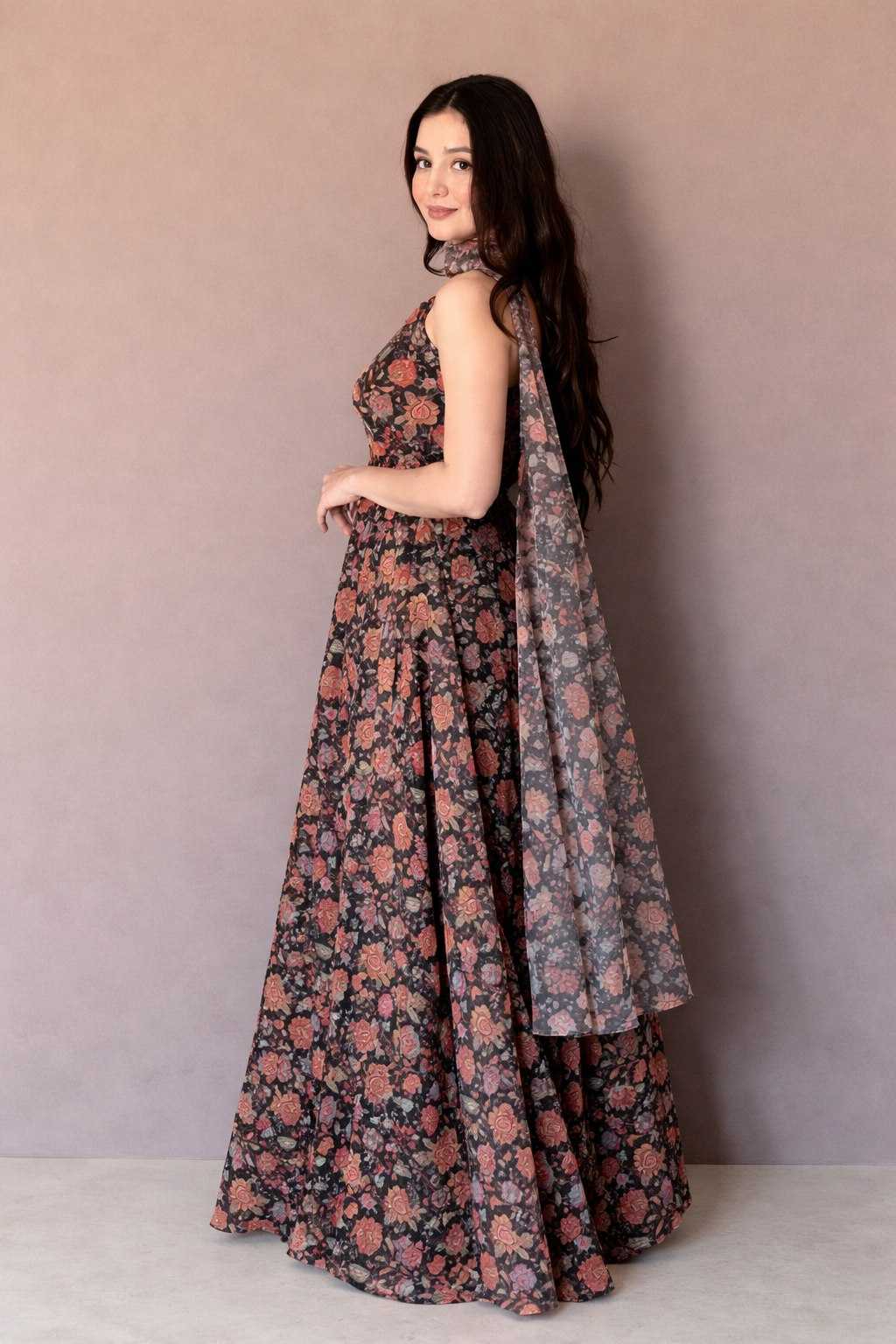 YNF Wholesale Organza Designer Gowns KESH522 110 | Surat Manufacturer