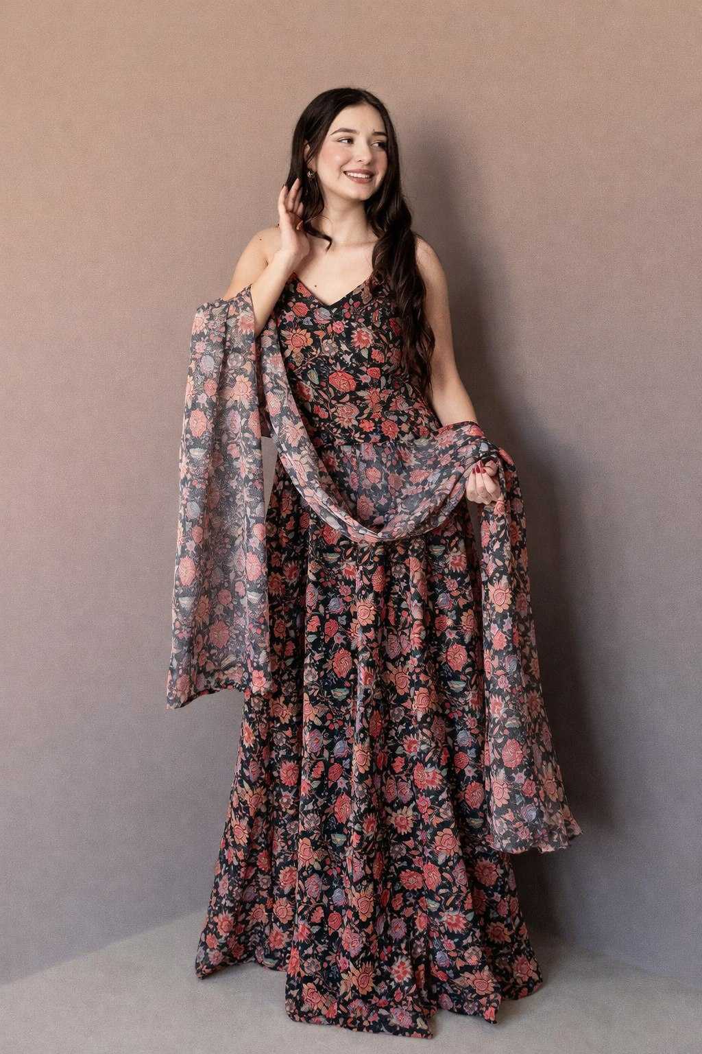 YNF Wholesale Organza Designer Gowns KESH522 110 | Surat Manufacturer