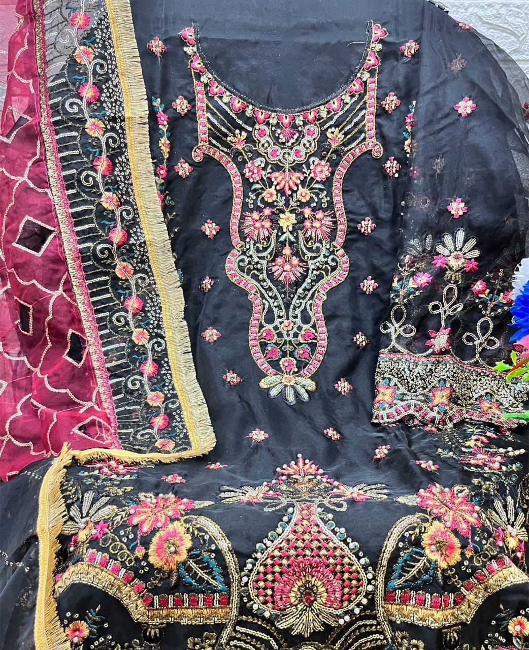 YNF Wholesale Organza Designer Suits KESH586 SHRADDHA MUSHQ 206 | Surat Manufacturer