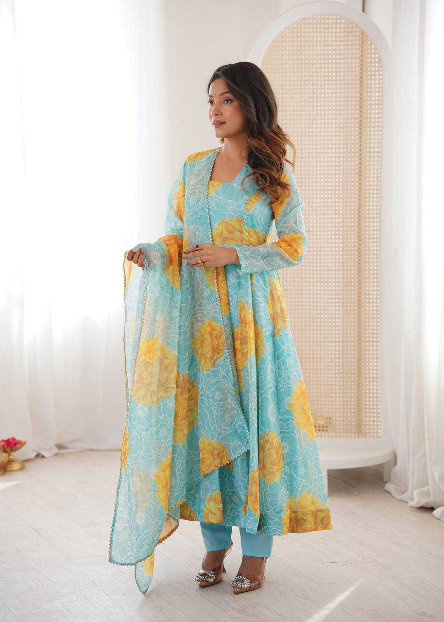 YNF Wholesale Organza Fancy Gowns KESH617 33 | Surat Manufacturer