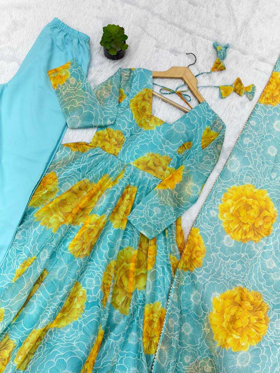 YNF Wholesale Organza Fancy Gowns KESH617 33 | Surat Manufacturer