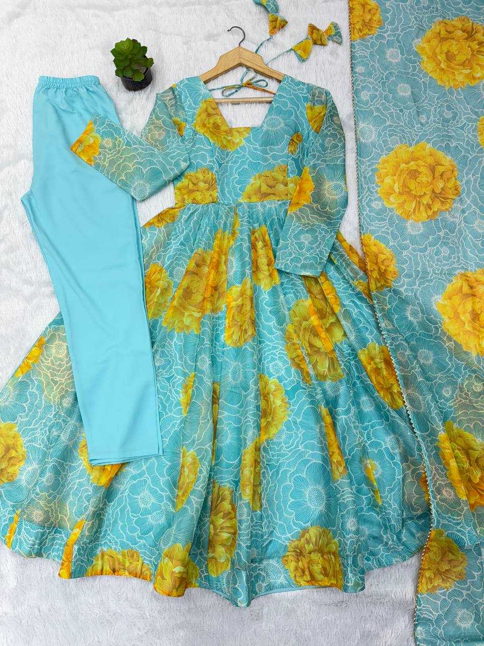 YNF Wholesale Organza Fancy Gowns KESH617 33 | Surat Manufacturer