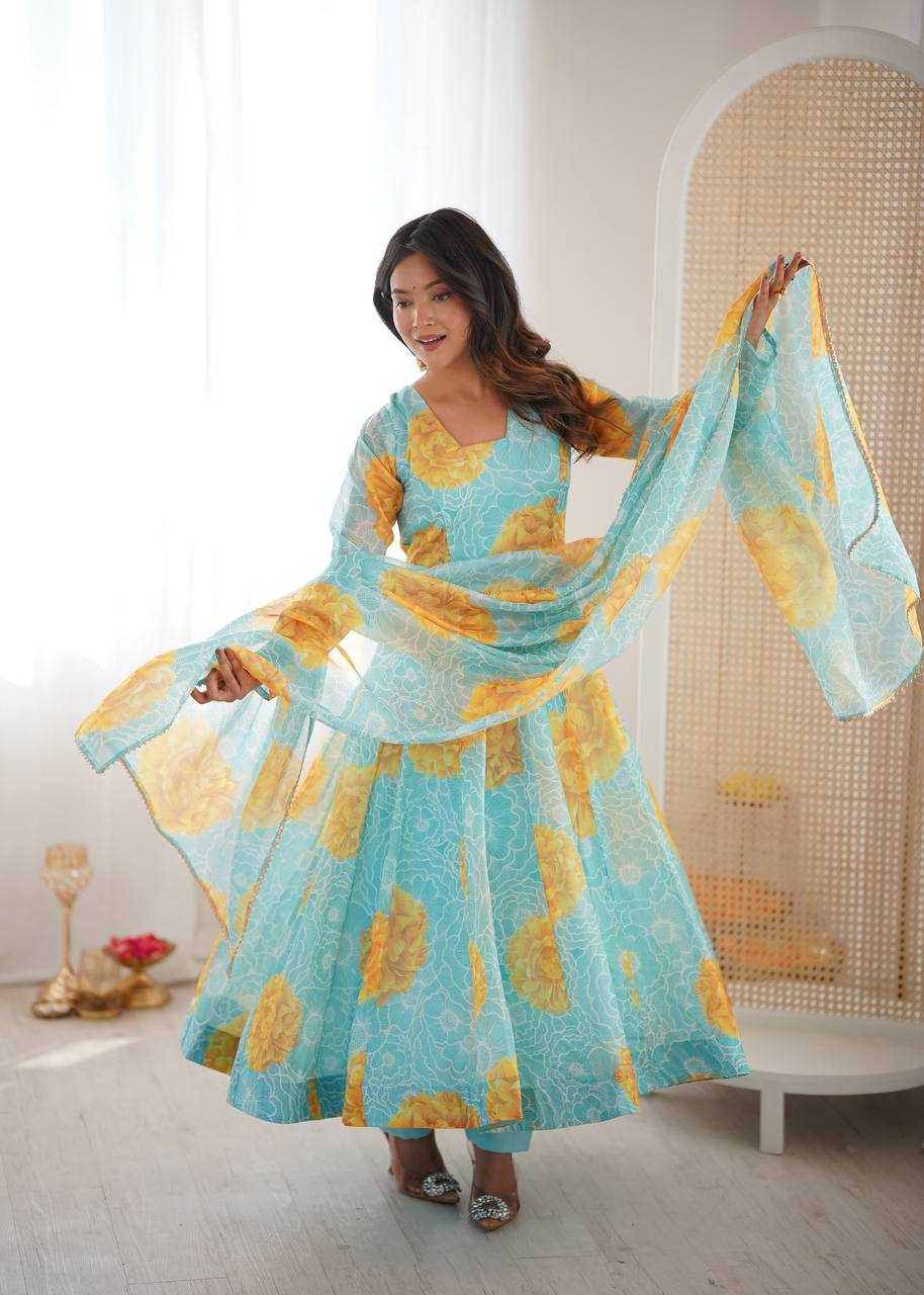 YNF Wholesale Organza Fancy Gowns KESH617 33 | Surat Manufacturer