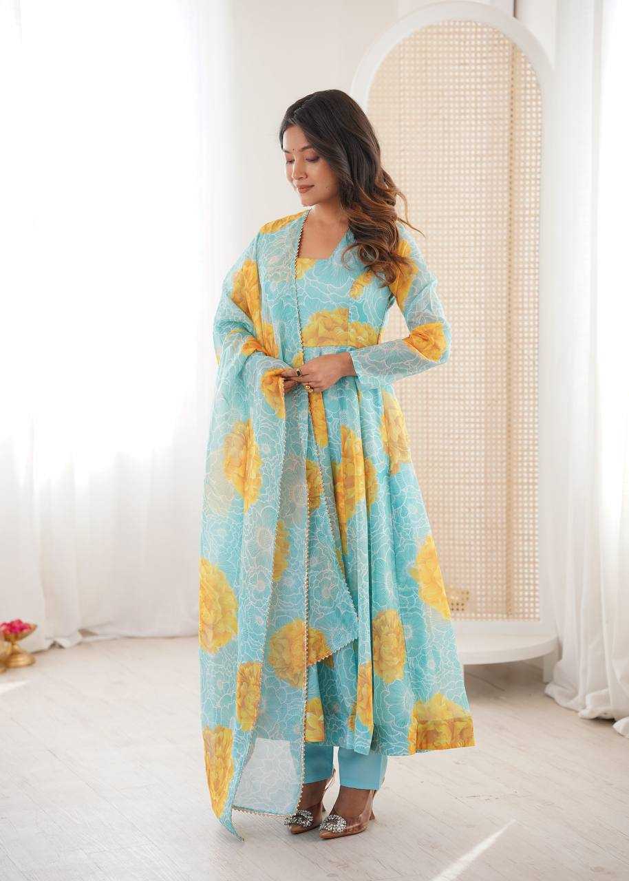 YNF Wholesale Organza Fancy Gowns KESH617 33 | Surat Manufacturer