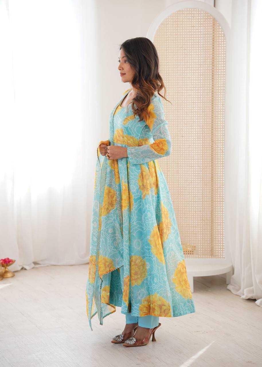 YNF Wholesale Organza Fancy Gowns KESH617 33 | Surat Manufacturer