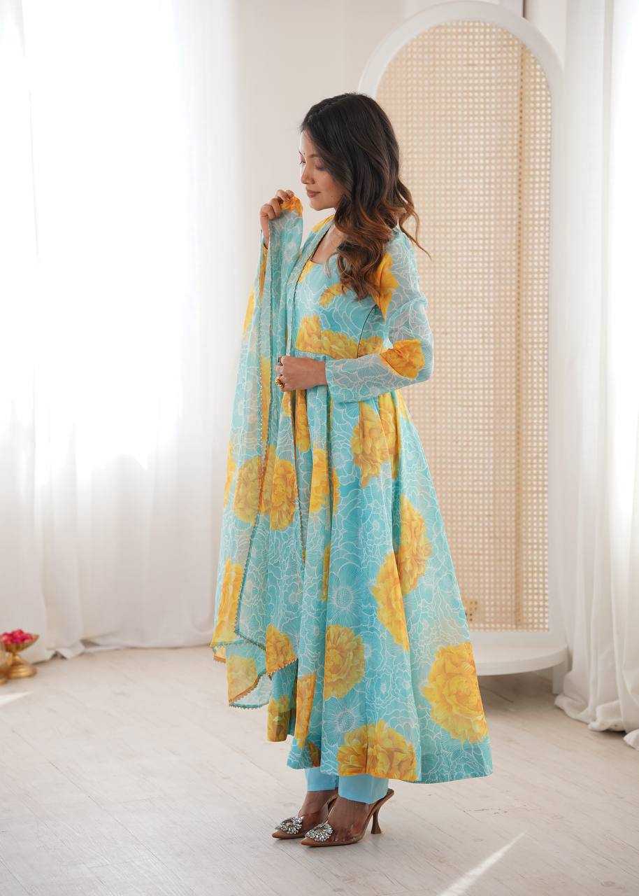 YNF Wholesale Organza Fancy Gowns KESH617 33 | Surat Manufacturer