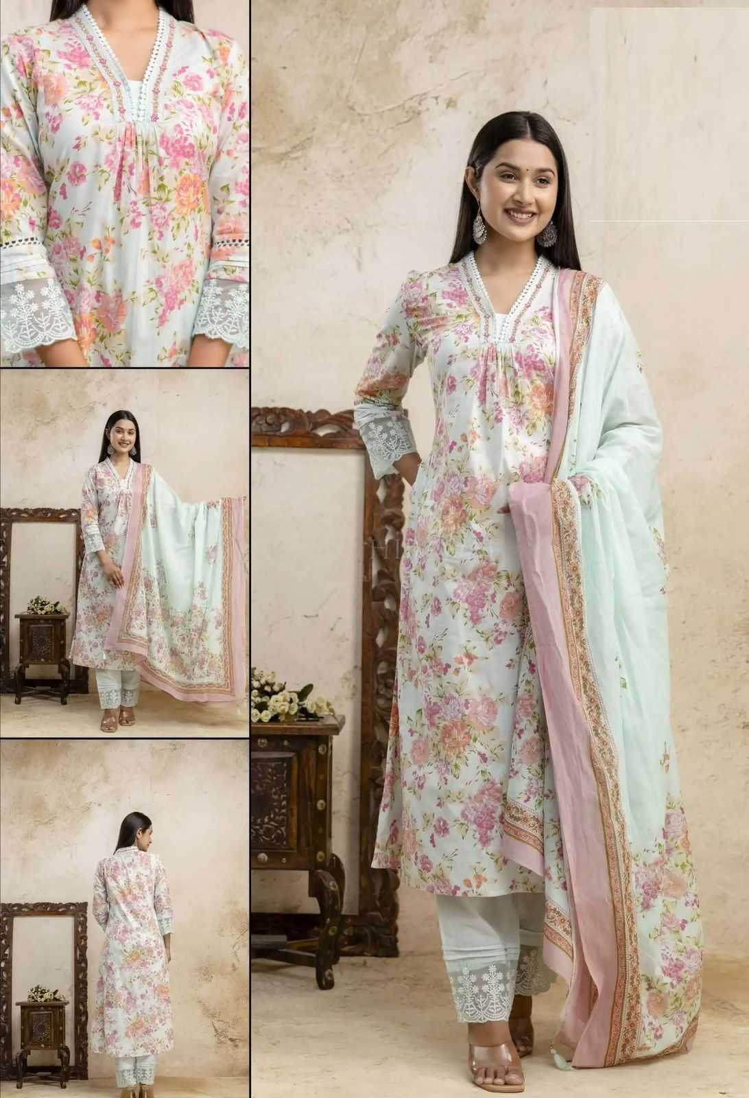 YNF Wholesale Organza Anarkali Kurtis KESH684 JEENU | Surat Manufacturer