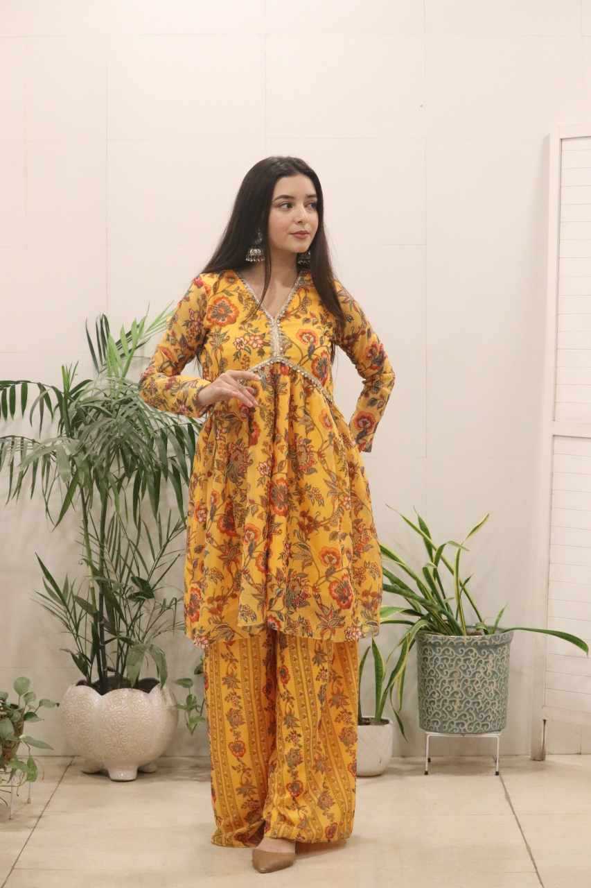YNF Wholesale Organza Silk Printed Gowns KESH522 118 | Surat Manufacturer