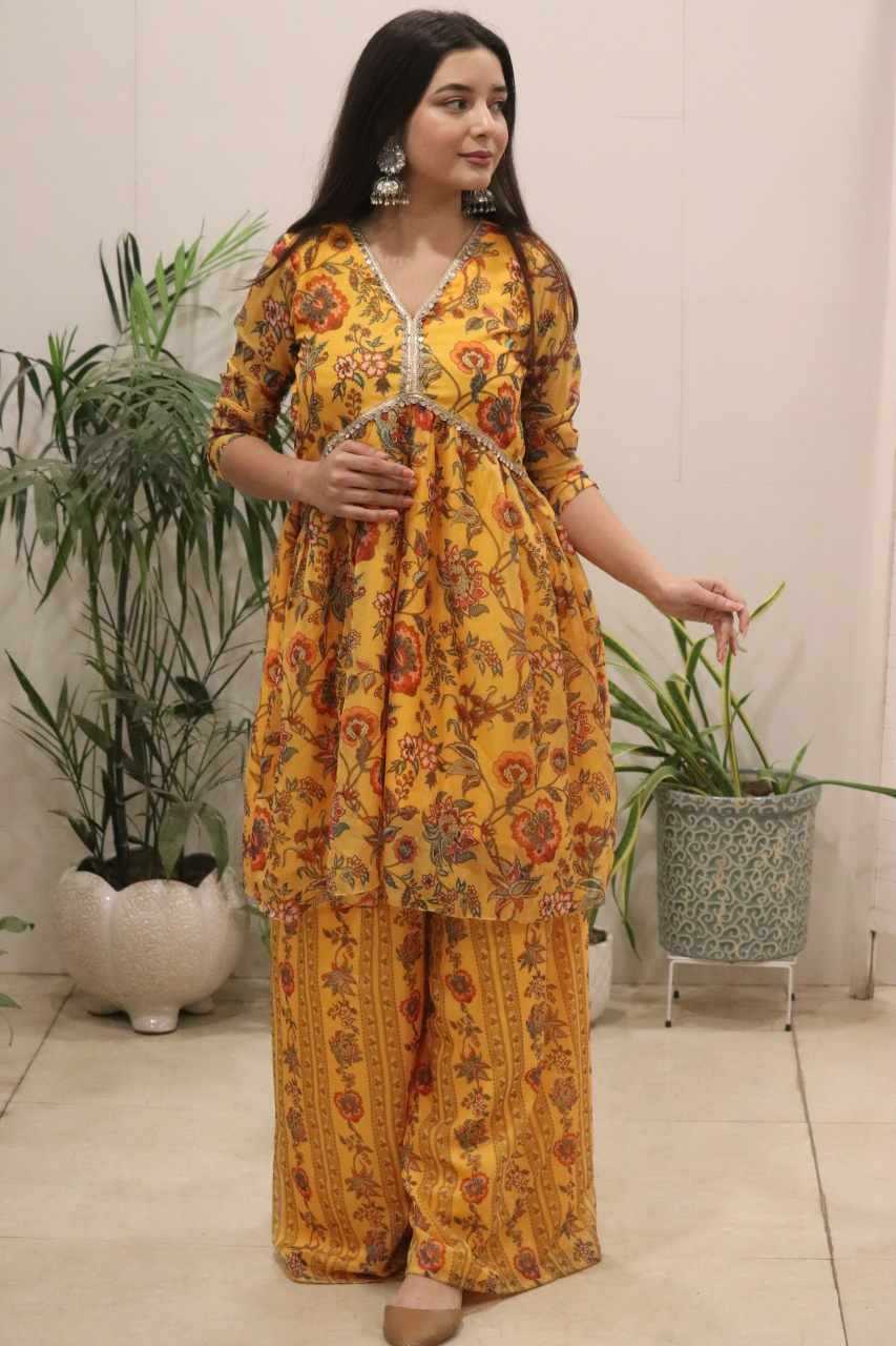 YNF Wholesale Organza Silk Printed Gowns KESH522 118 | Surat Manufacturer