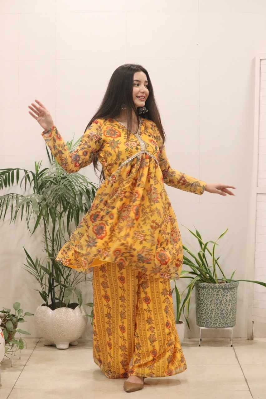 YNF Wholesale Organza Silk Printed Gowns KESH522 118 | Surat Manufacturer