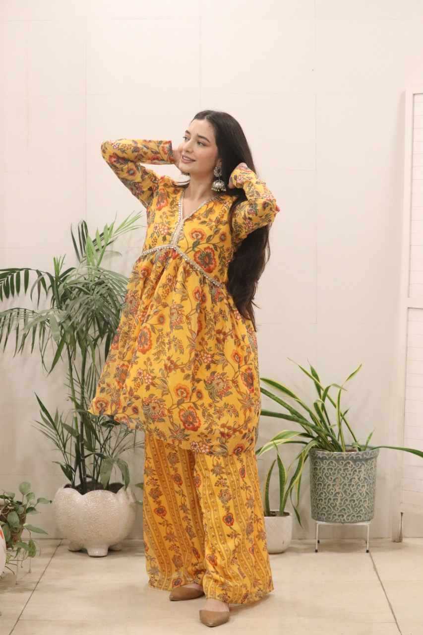 YNF Wholesale Organza Silk Printed Gowns KESH522 118 | Surat Manufacturer