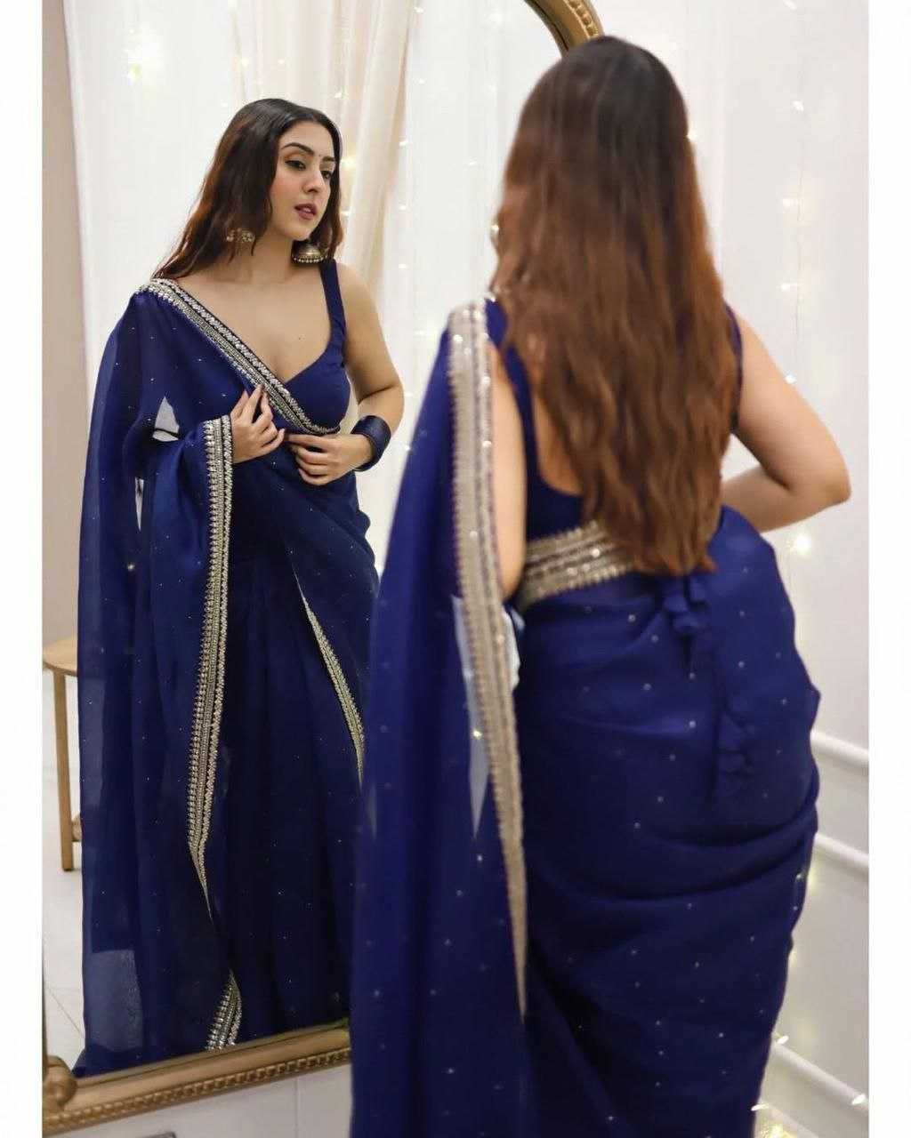 YNF Wholesale Organza Silk Designer Sarees RIN216 dipika | Surat Manufacturer