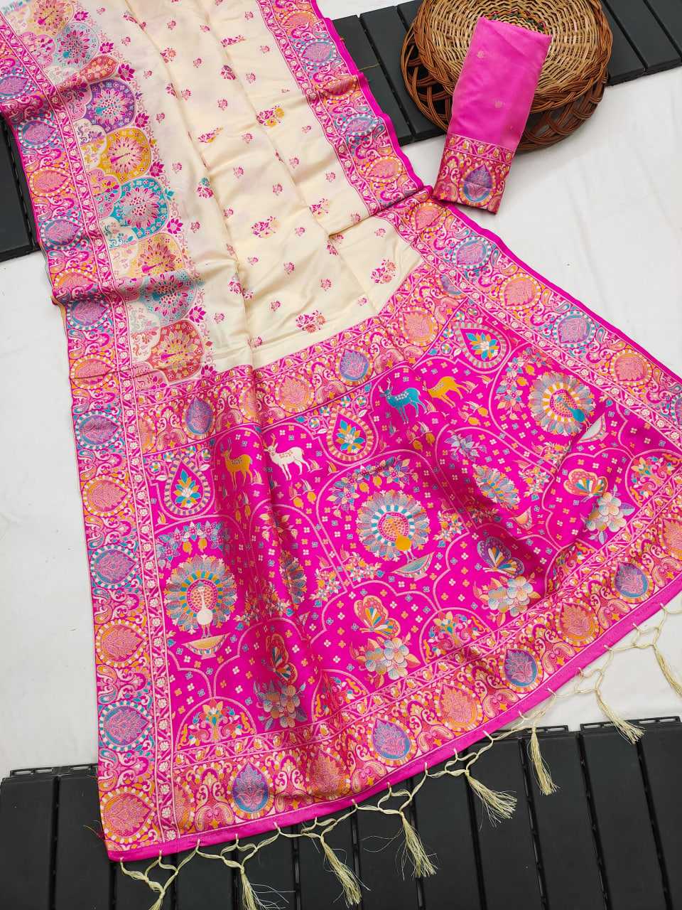 YNF Wholesale Paithani Silk Silk Sarees With Blouse KESH685 119 | Surat Manufacturer