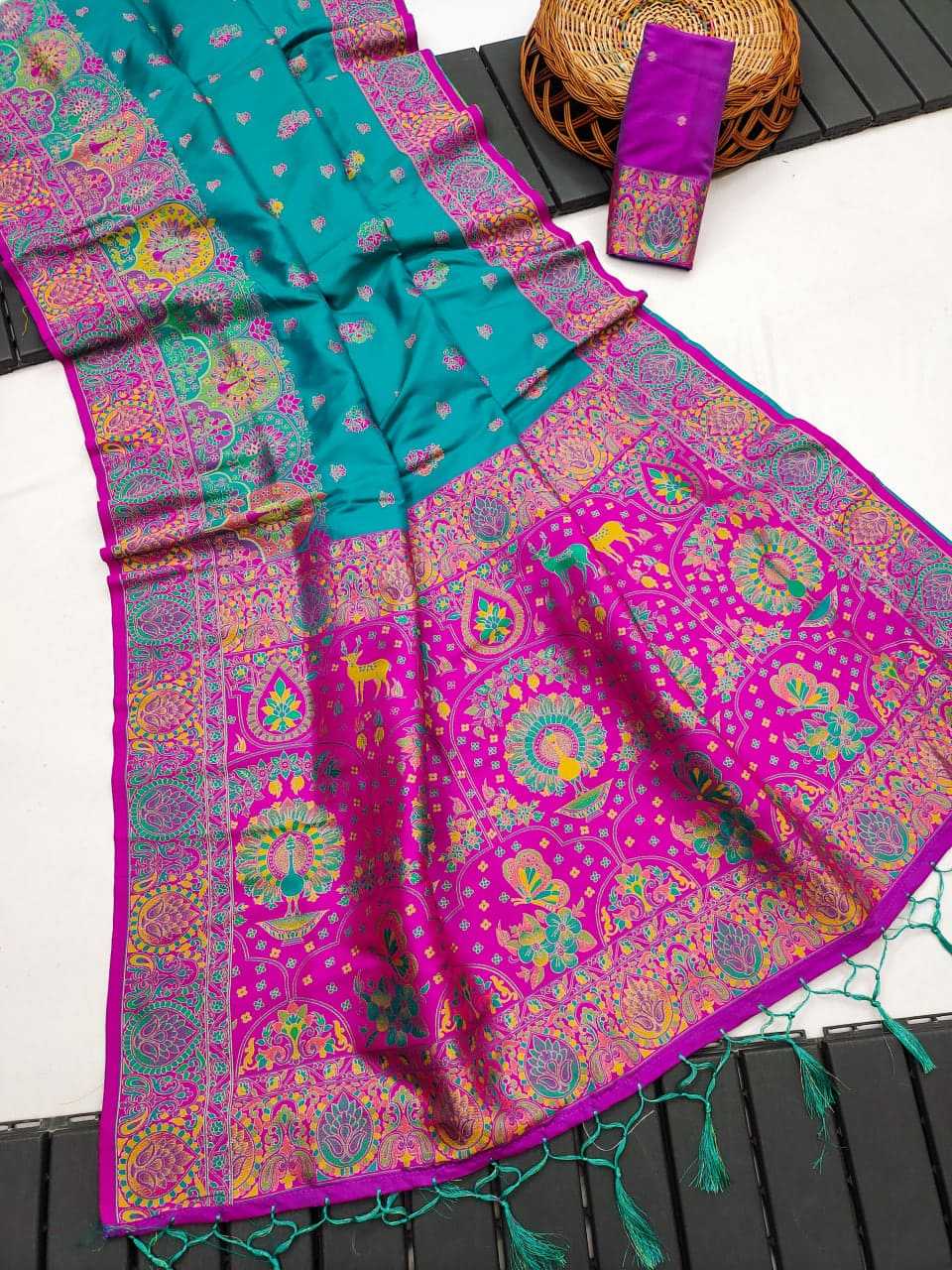 YNF Wholesale Paithani Silk Silk Sarees With Blouse KESH685 119 | Surat Manufacturer