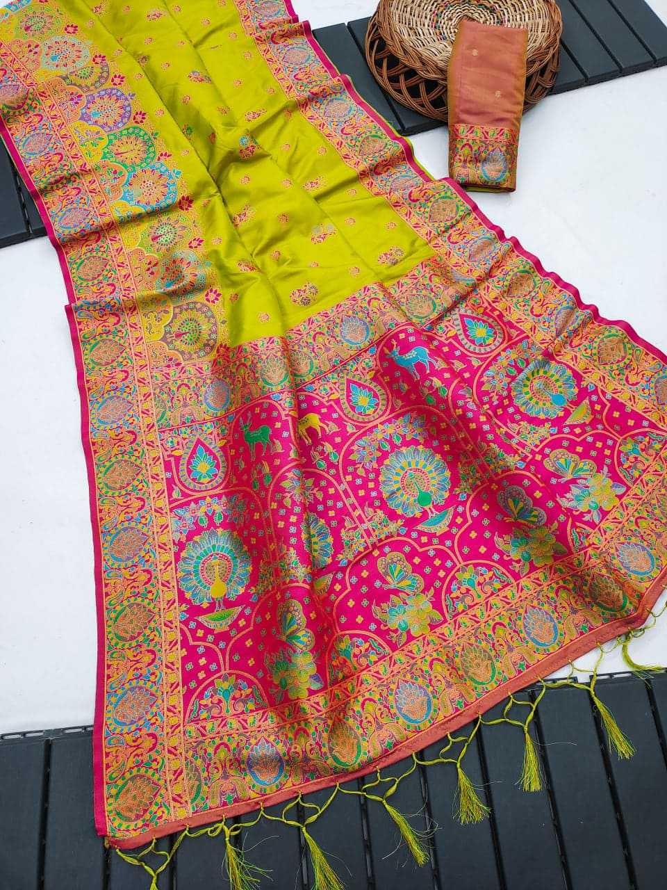YNF Wholesale Paithani Silk Silk Sarees With Blouse KESH685 119 | Surat Manufacturer