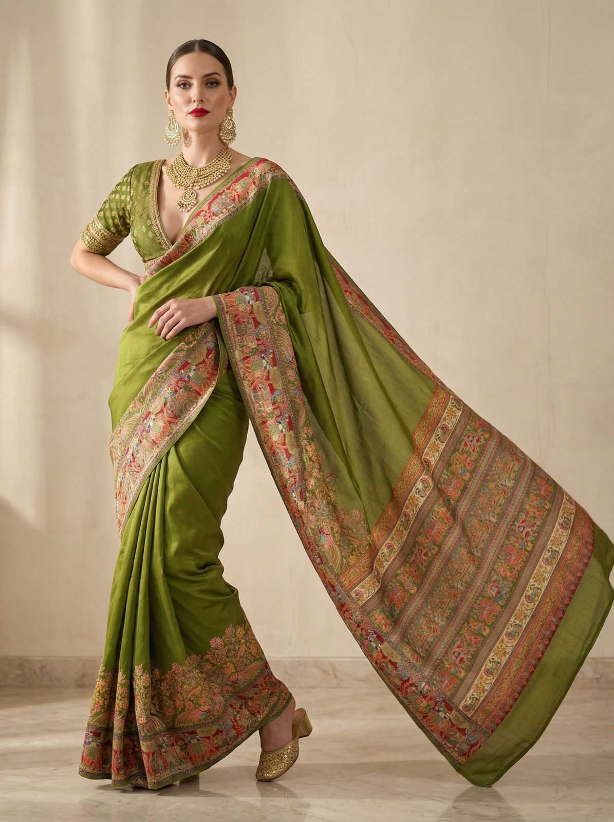 YNF Wholesale Pashmina Designer Silk Sarees KESH672 mor pashmeena | Surat Manufacturer