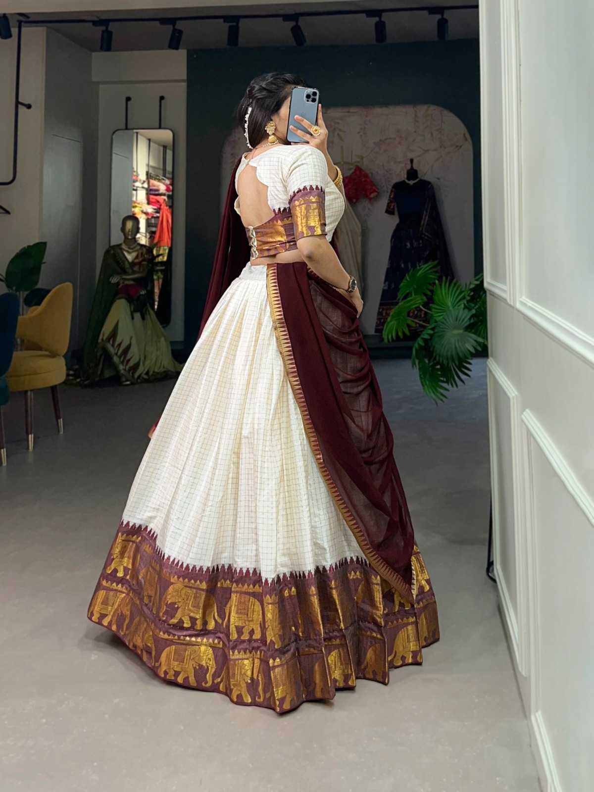 YNF Wholesale Poly Cotton Lehenga With Dupatta KESH668 102 | Surat Manufacturer