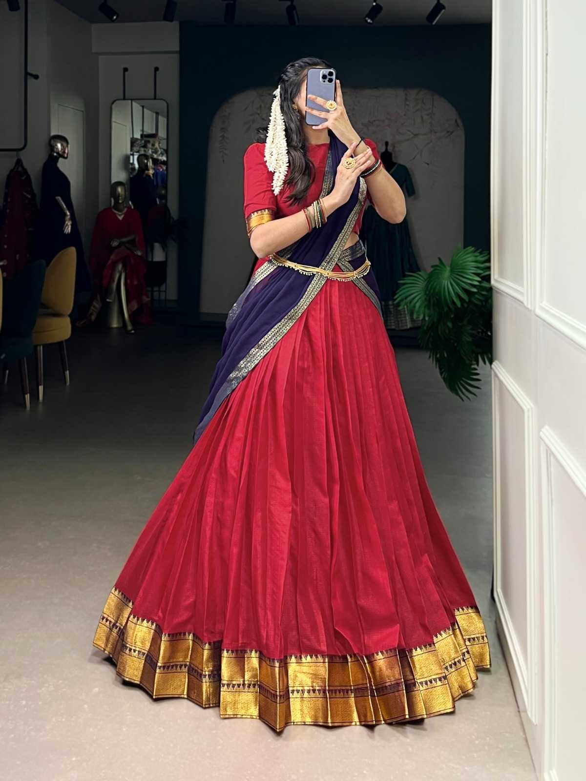 YNF Wholesale Poly Cotton Lehenga With Dupatta KESH668 109 | Surat Manufacturer