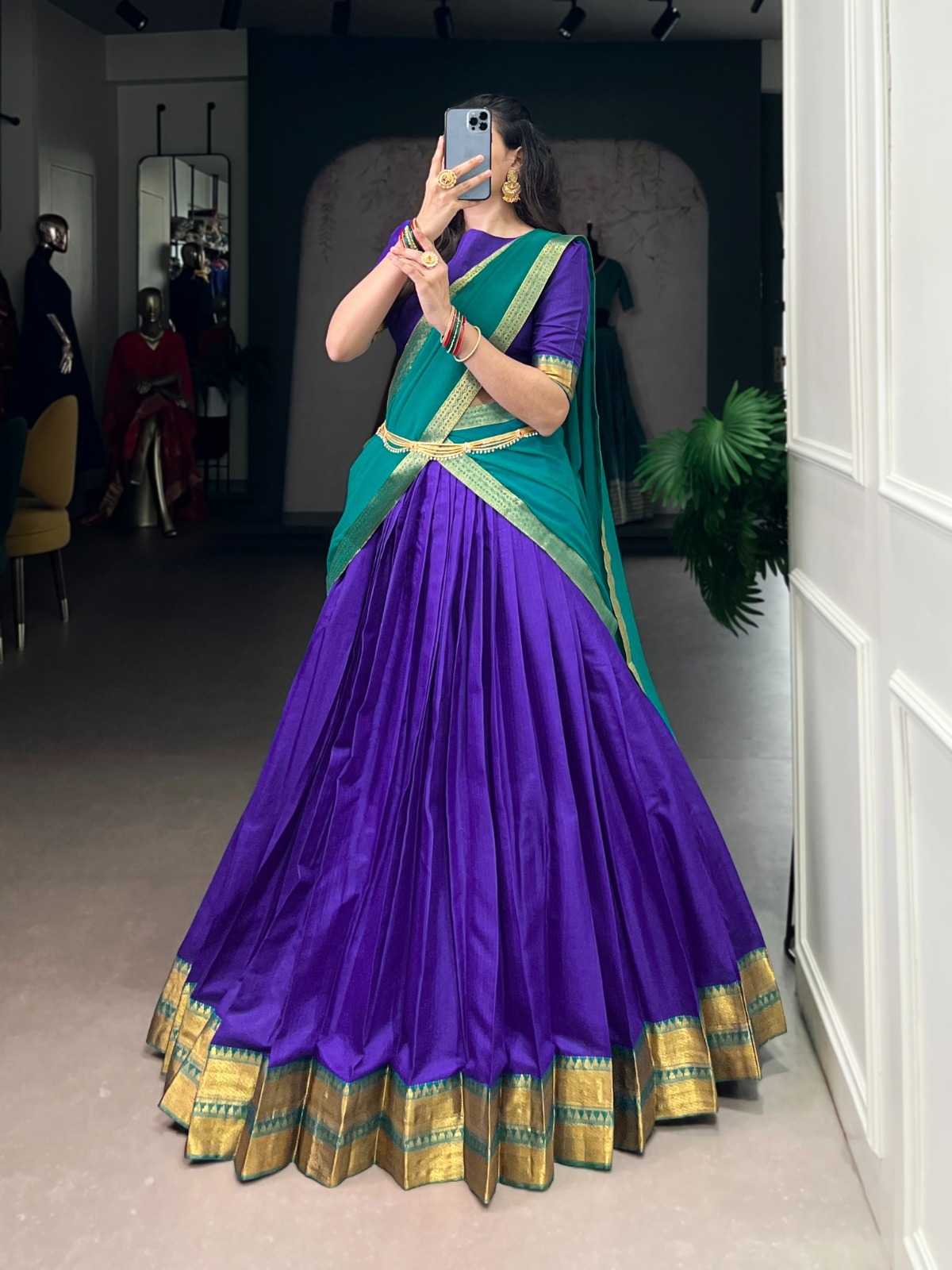 YNF Wholesale Poly Cotton Lehenga With Dupatta KESH668 109 | Surat Manufacturer
