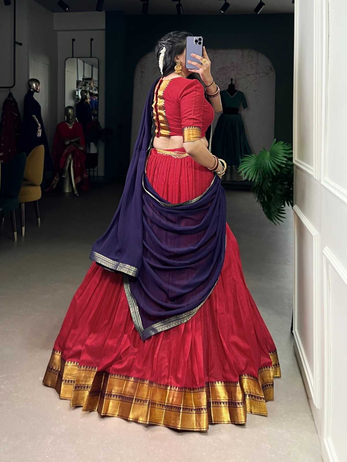 YNF Wholesale Poly Cotton Lehenga With Dupatta KESH668 109 | Surat Manufacturer