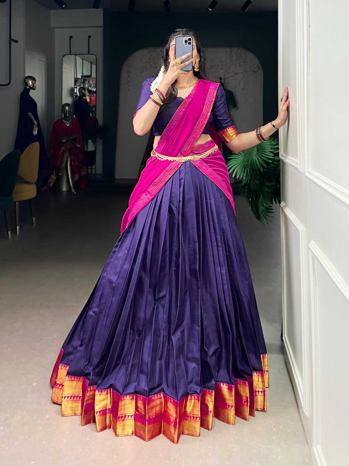 YNF Wholesale Poly Cotton Lehenga With Dupatta KESH668 109 | Surat Manufacturer