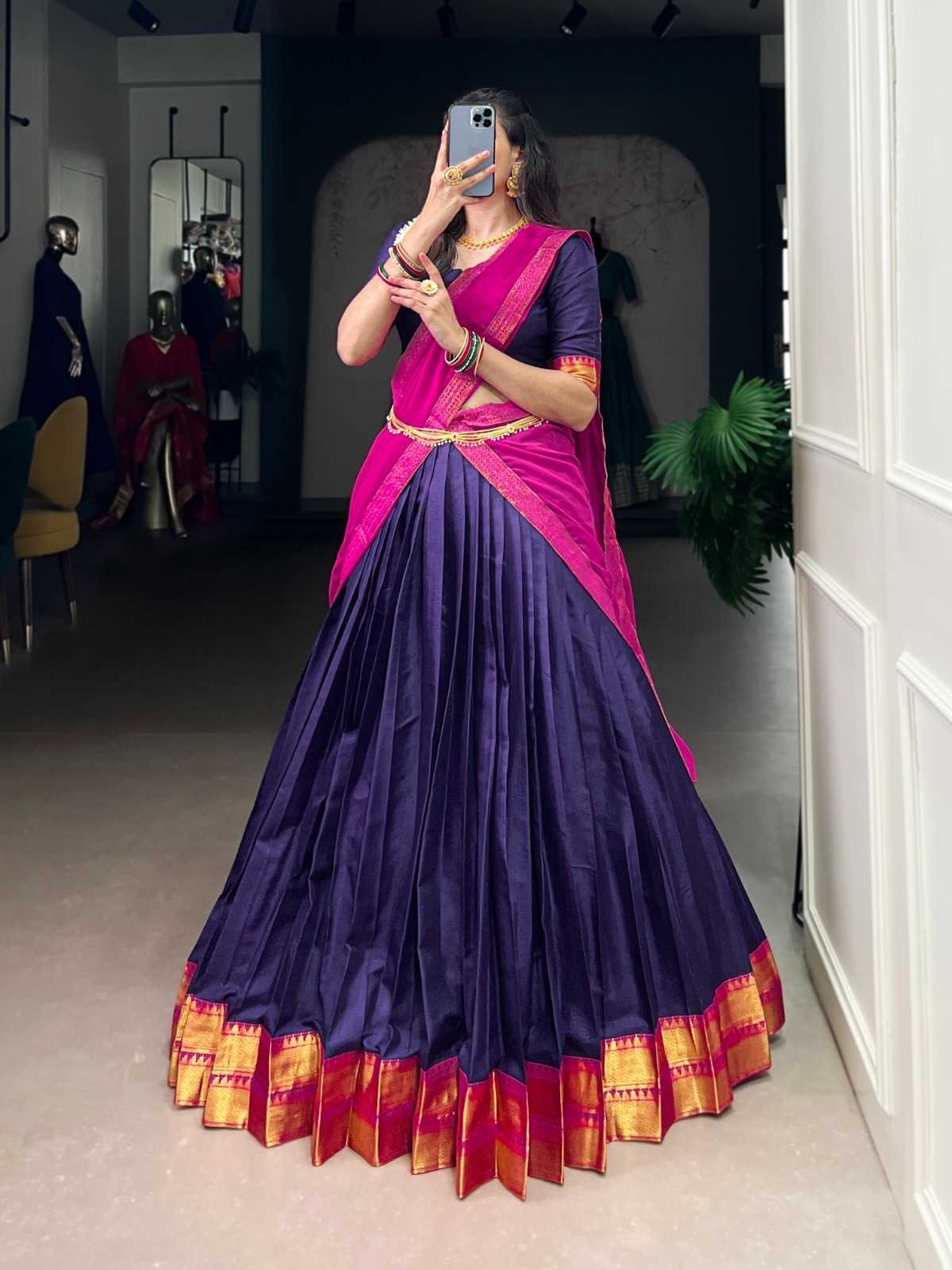 YNF Wholesale Poly Cotton Lehenga With Dupatta KESH668 109 | Surat Manufacturer