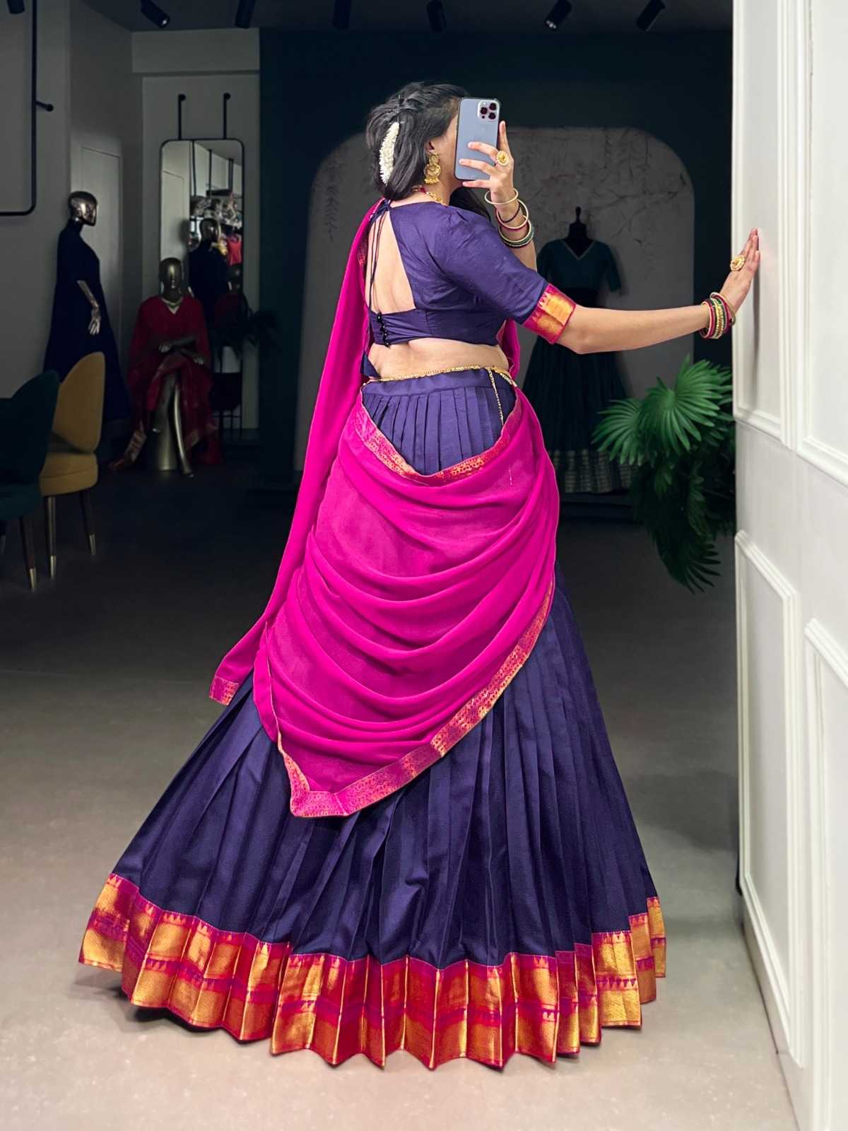 YNF Wholesale Poly Cotton Lehenga With Dupatta KESH668 109 | Surat Manufacturer