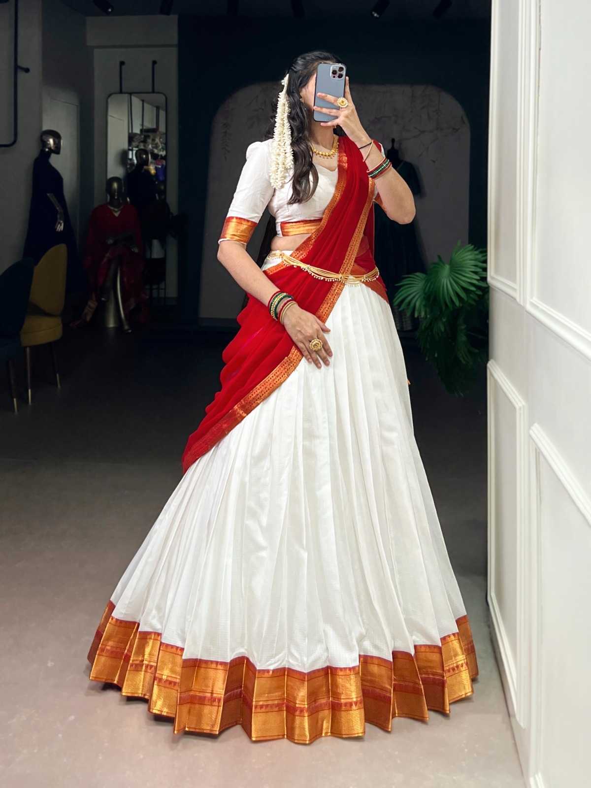 YNF Wholesale Poly Cotton Lehenga With Dupatta KESH668 109 | Surat Manufacturer