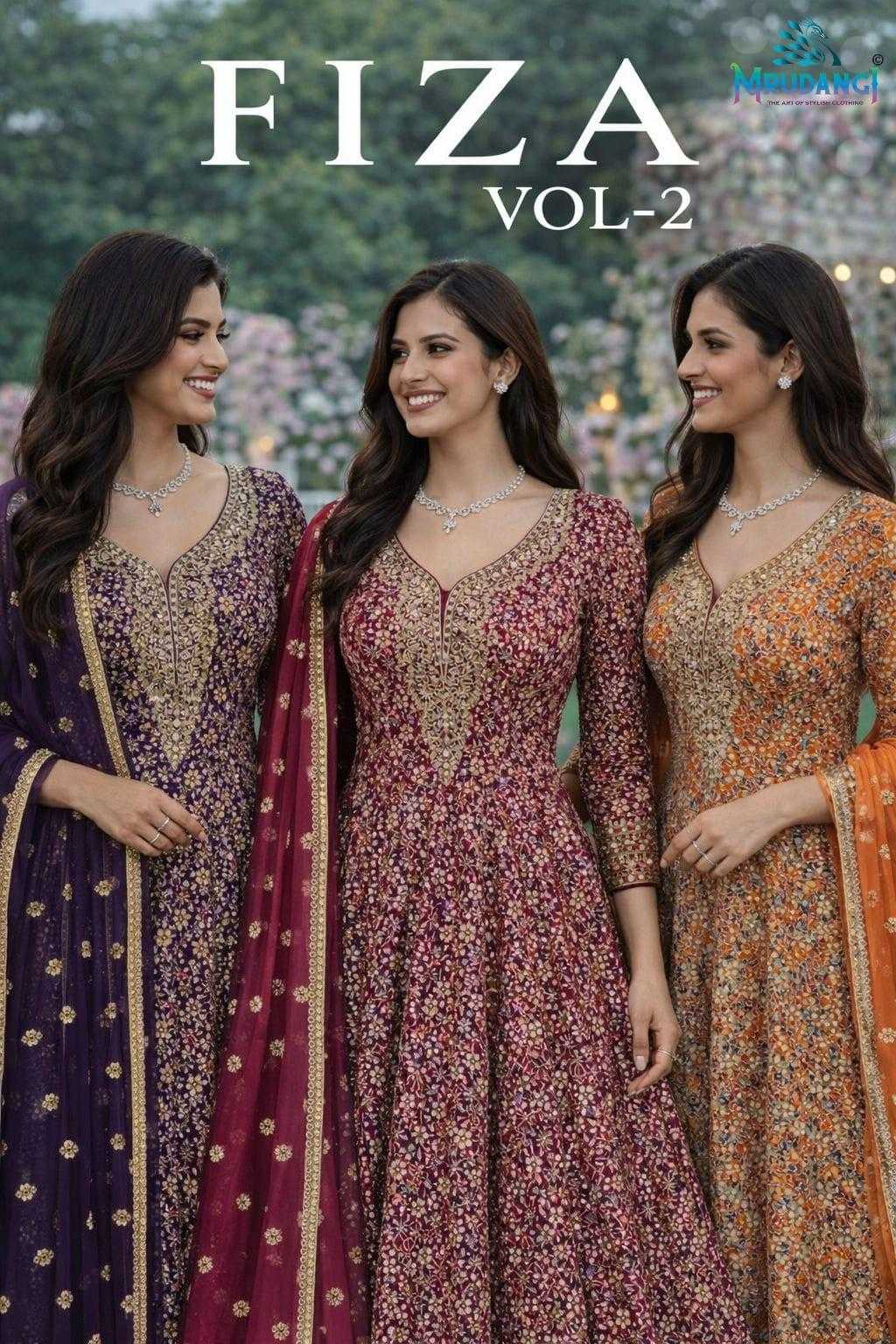 YNF Wholesale Premium Georgette Bollywood Style Gowns KESH481 Mrudangi FIZA VOL-2 | Surat Manufacturer