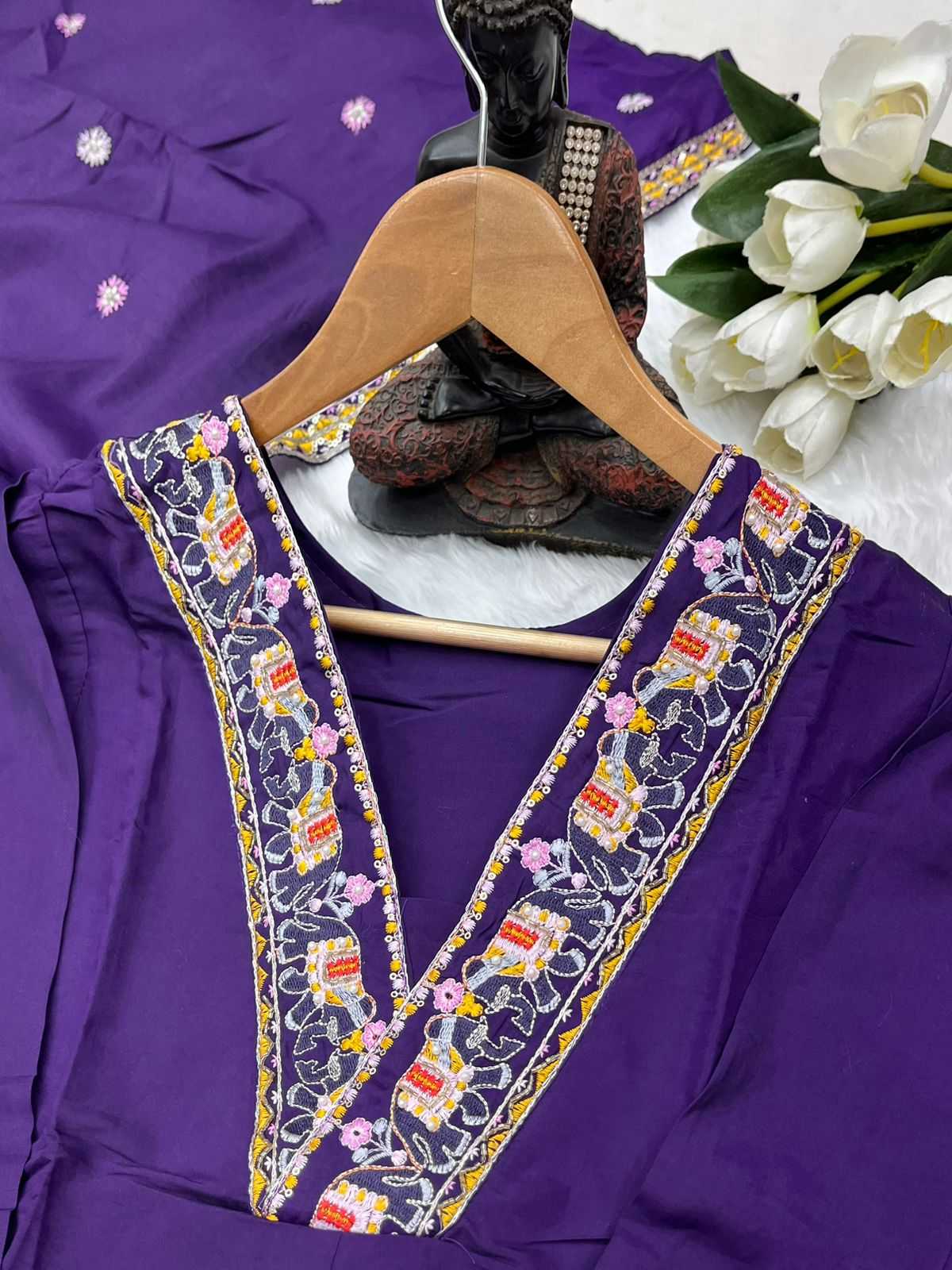 YNF Wholesale Premium Roman Silk Ladies Silk Suit KESH730 102 | Surat Manufacturer