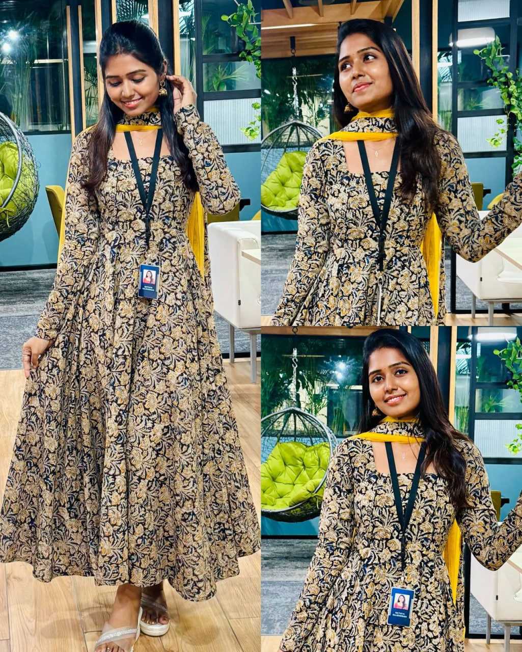 YNF Wholesale Pure Cotton Printed Gowns KESH599 114 | Surat Manufacturer