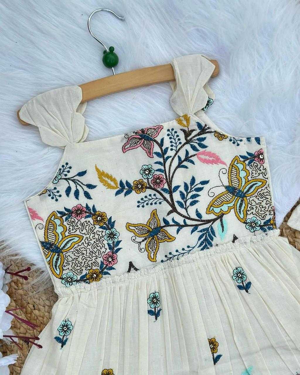YNF Wholesale Pure Cotton Kids Frocks KESH622 CORA COTTONSKIRT | Surat Manufacturer