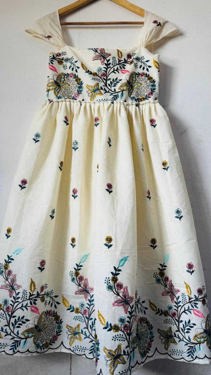 YNF Wholesale Pure Cotton Kids Frocks KESH622 CORA COTTONSKIRT | Surat Manufacturer