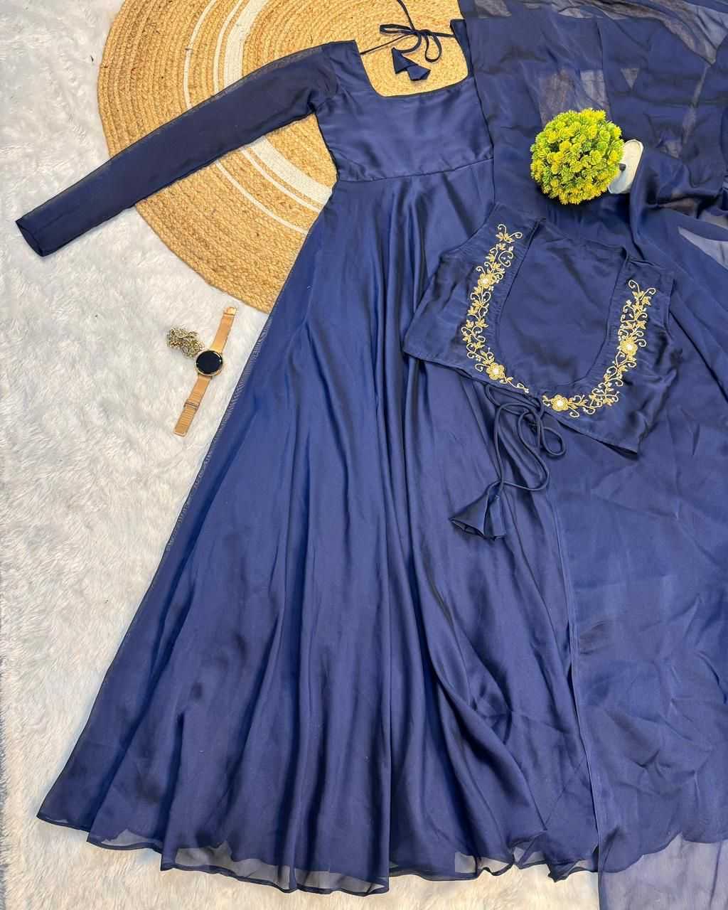 YNF Wholesale Rangoli Silk Party Wear Gowns KESH599 109 | Surat Manufacturer