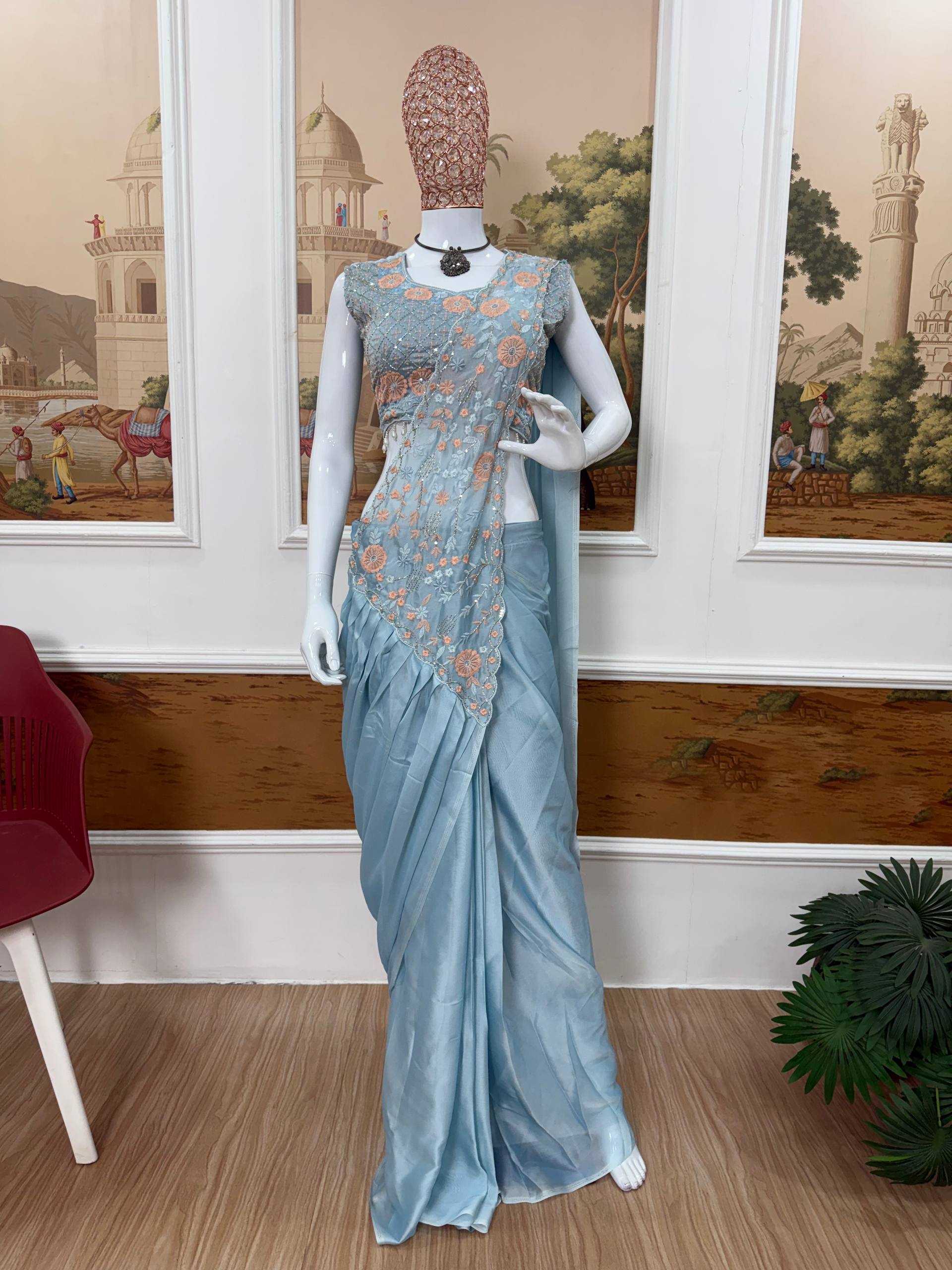 YNF Wholesale Rangoli Silk Ready To Wear Sarees RIN215 1167 | Surat Manufacturer