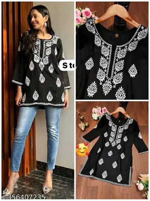 YNF Wholesale Rayon Rayon Kurtis KESH502 1107 | Surat Manufacturer