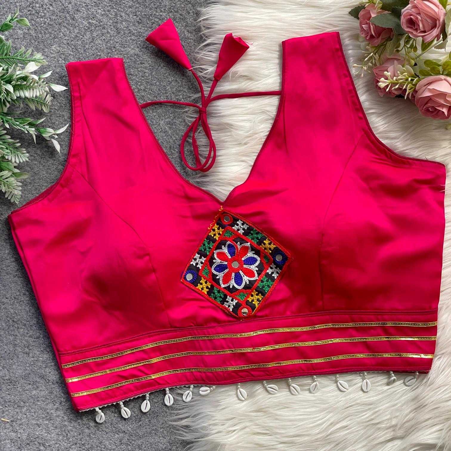 YNF Wholesale Satin Designer Blouse KESH411 Malai | Surat Manufacturer