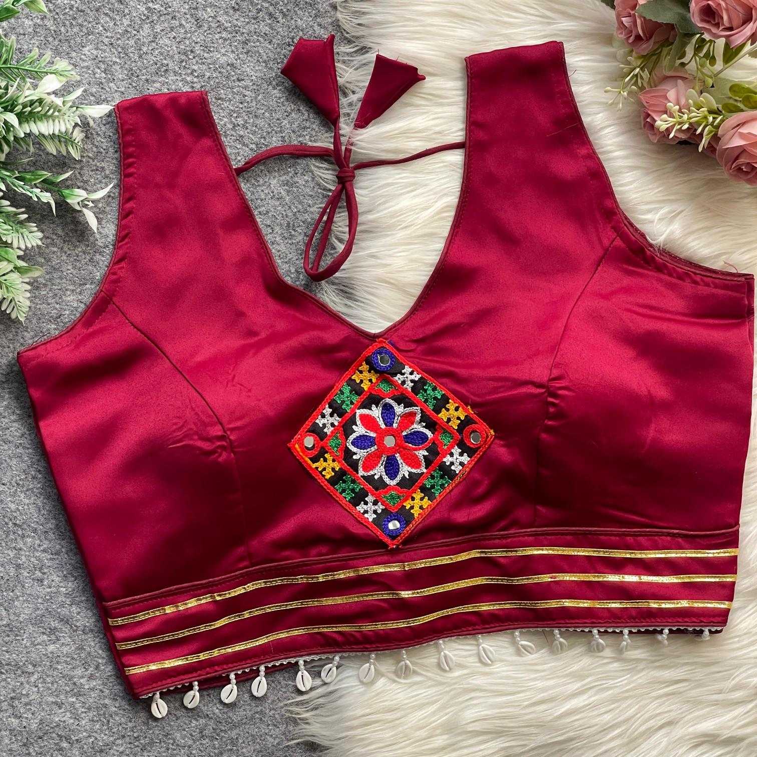 YNF Wholesale Satin Designer Blouse KESH411 Malai | Surat Manufacturer