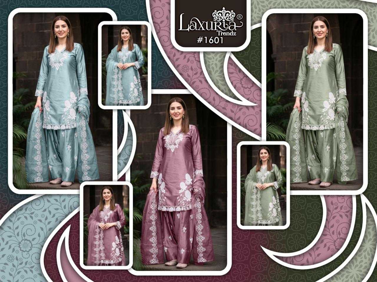 YNF Wholesale Satin Embroidered Kurtis KESH677 Laxuria 1601 | Surat Manufacturer