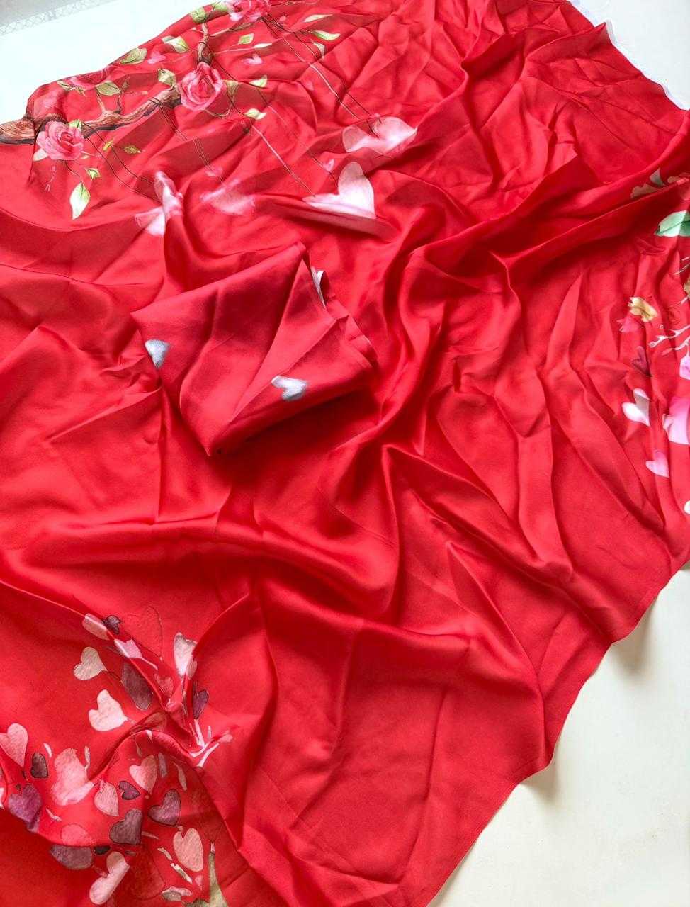 YNF Wholesale Satin Designer Sarees KESH681 Valentines | Surat Manufacturer