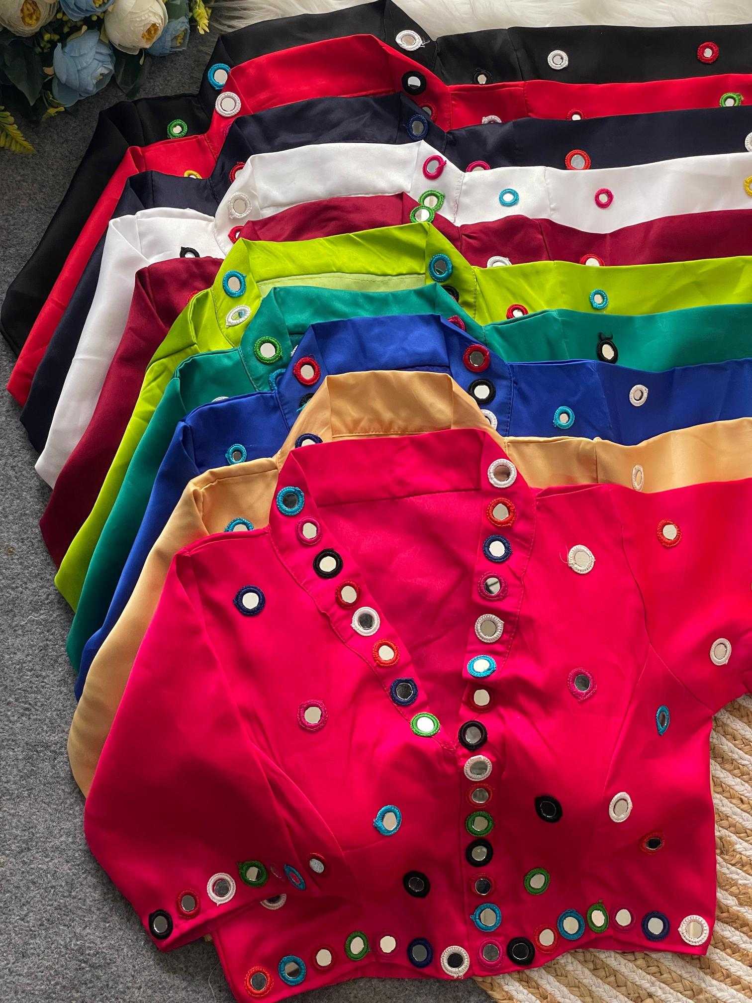 YNF Wholesale Satin Silk Blouse KESH411 SANTARA | Surat Manufacturer