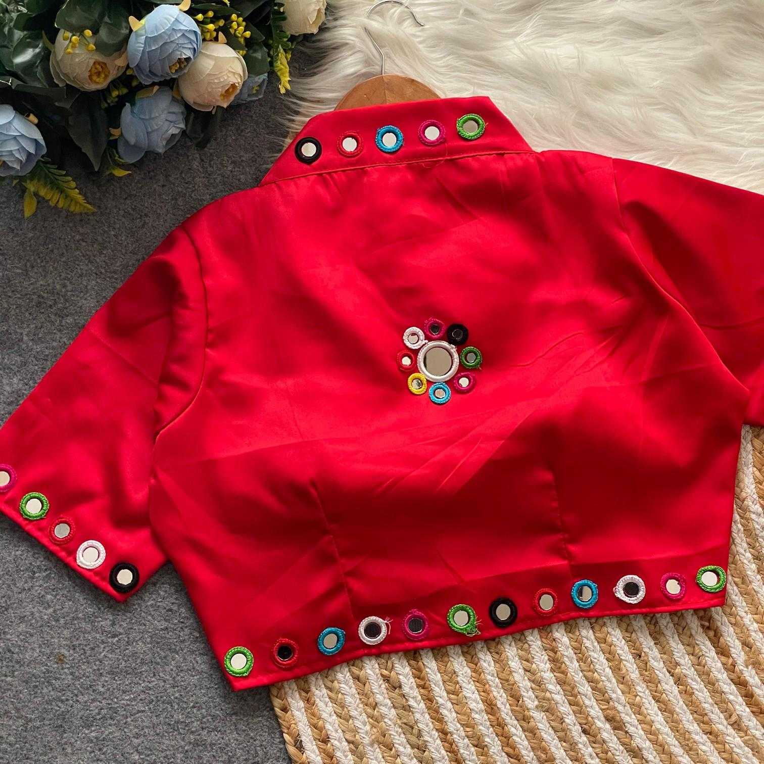 YNF Wholesale Satin Silk Blouse KESH411 SANTARA | Surat Manufacturer