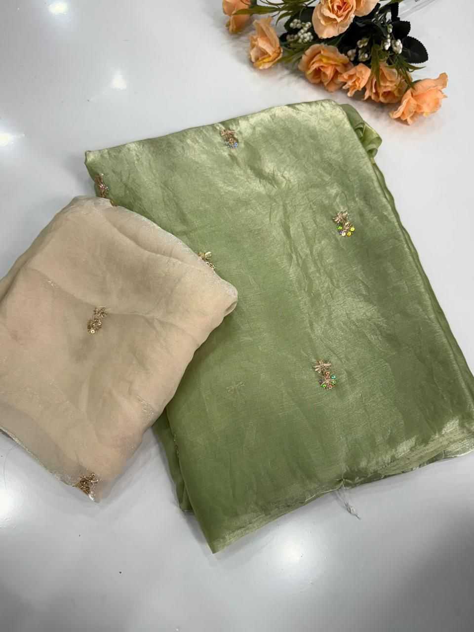 YNF Wholesale Satin Silk Sequence Sarees KESH547 Dual Shad | Surat Manufacturer