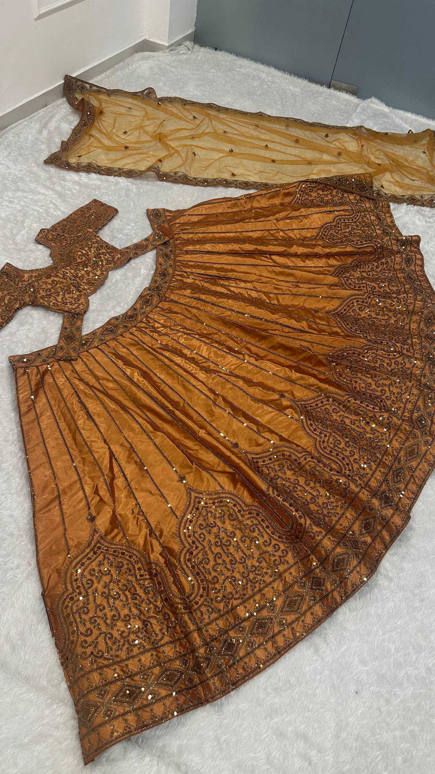 YNF Wholesale Satin Silk Embroidered Lehenga RIN213 96 | Surat Manufacturer
