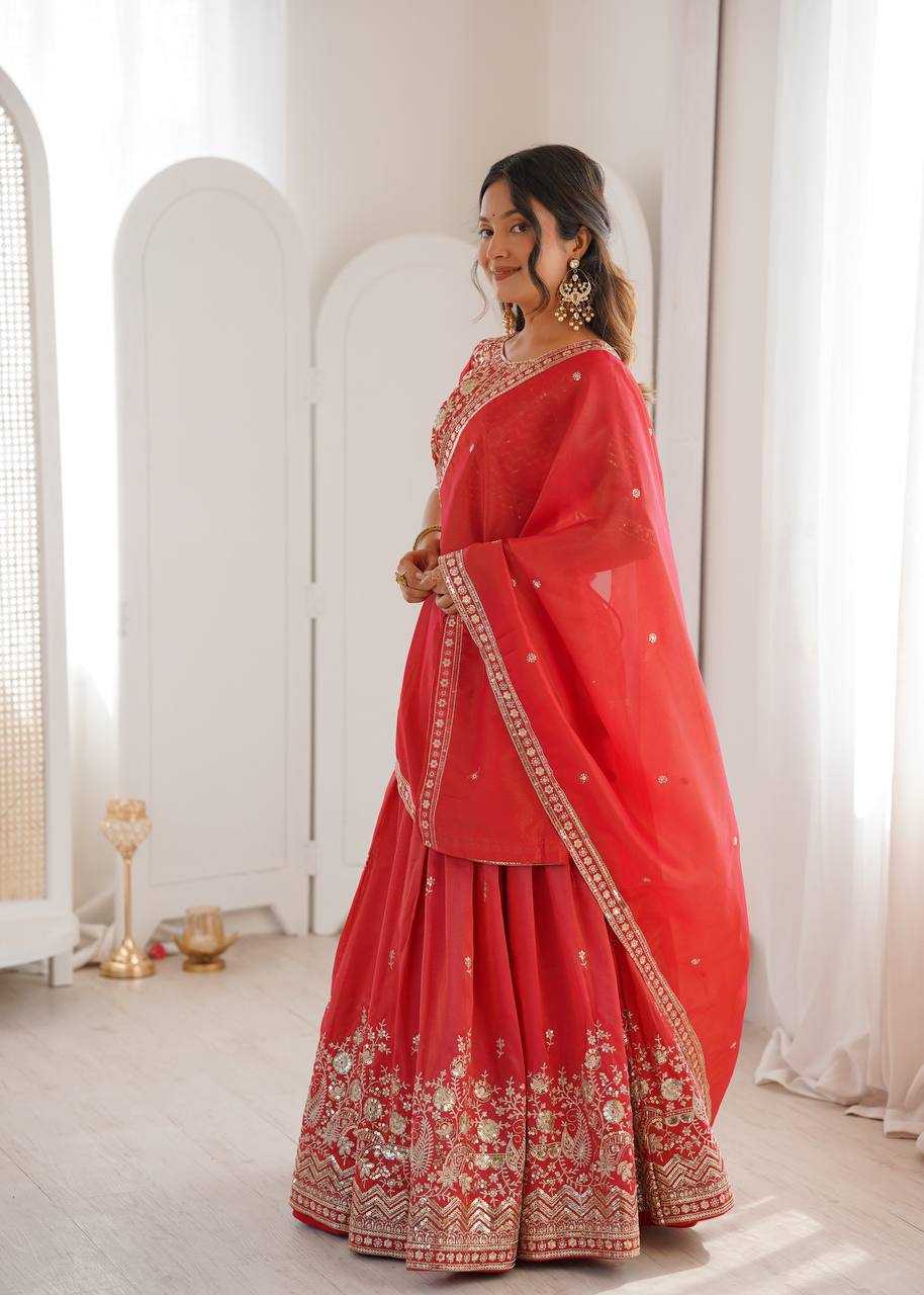 YNF Wholesale Shimmer silk Traditional Lehenga RIN133 70 | Surat Manufacturer