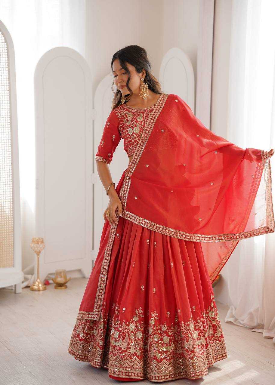 YNF Wholesale Shimmer silk Traditional Lehenga RIN133 70 | Surat Manufacturer