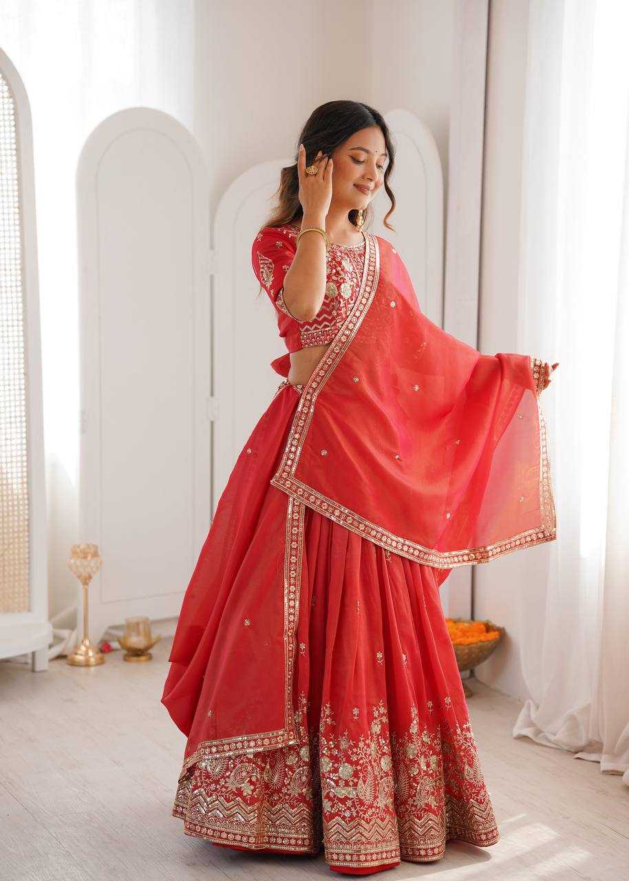 YNF Wholesale Shimmer silk Traditional Lehenga RIN133 70 | Surat Manufacturer